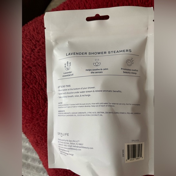 Spa Life  Lavender Shower Steamers - 6 Pack - Picture 4 of 4